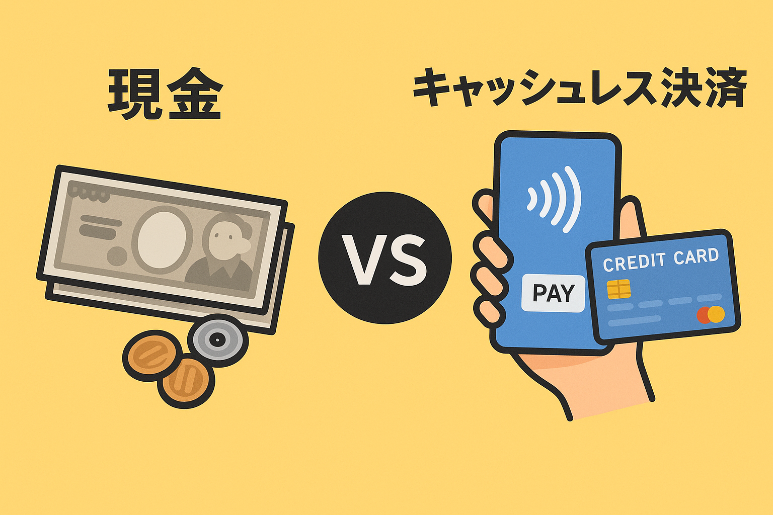 現金キャッシュレス決済